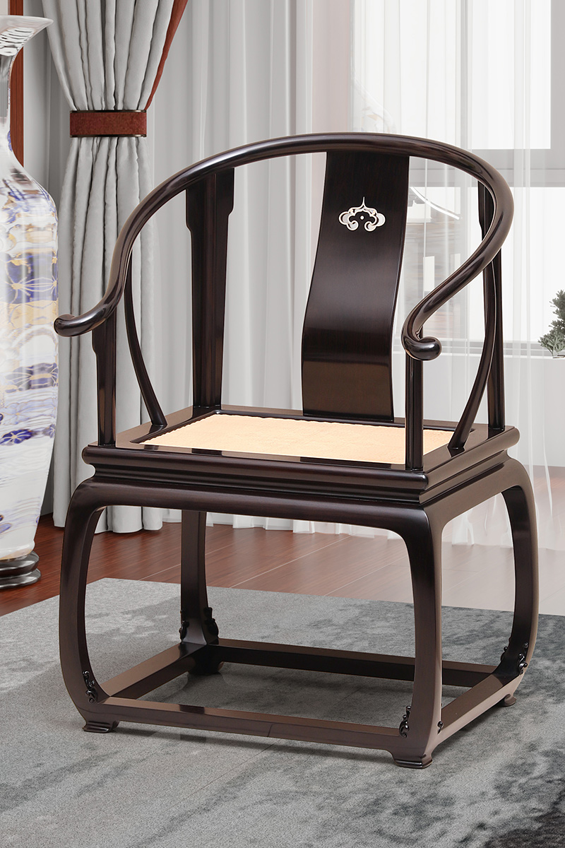 苏州紫光檀上宾圈椅家具器型